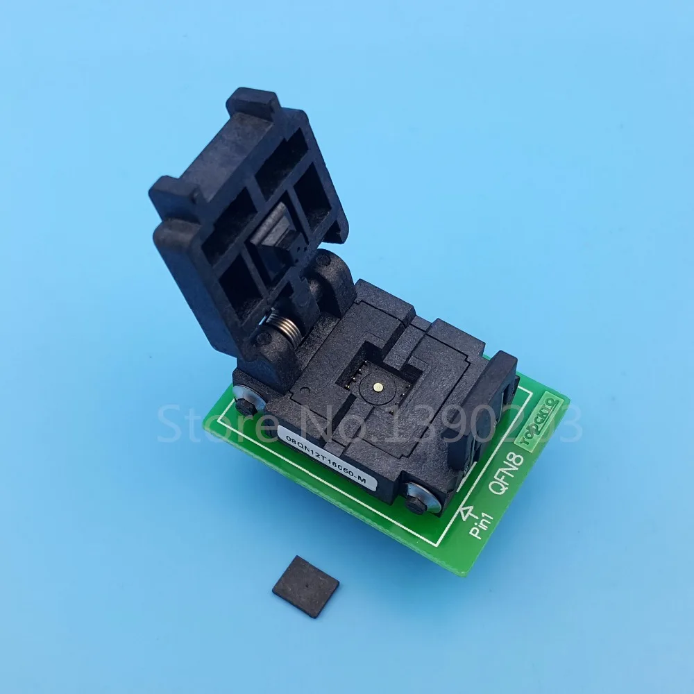 QFN8 MLF8 MLP8 To DIP8 (A) Pitch 1.27mm 6x5mm IC Programmer Adapter Test Socket