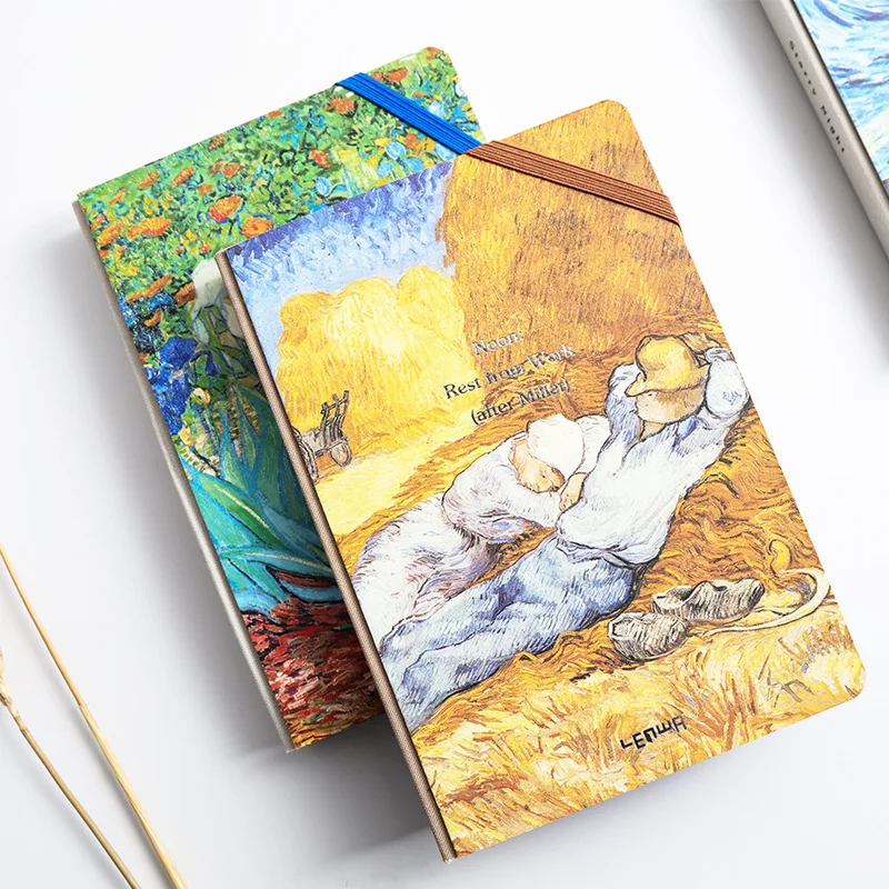 

Van Gogh Planner Notebook Cute Monthly Weekly Planner Creative Notebook Personal Diary Journal Organizer Planner New Year Gift