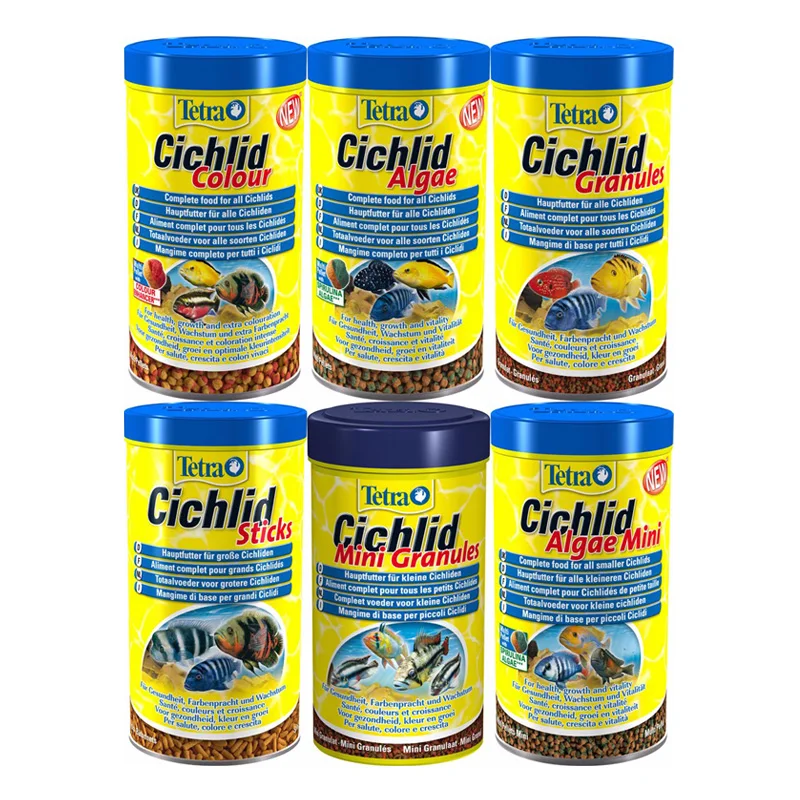 Tetra Cichild Tropical Fish Food Granules Sticks XL Sticks Algae