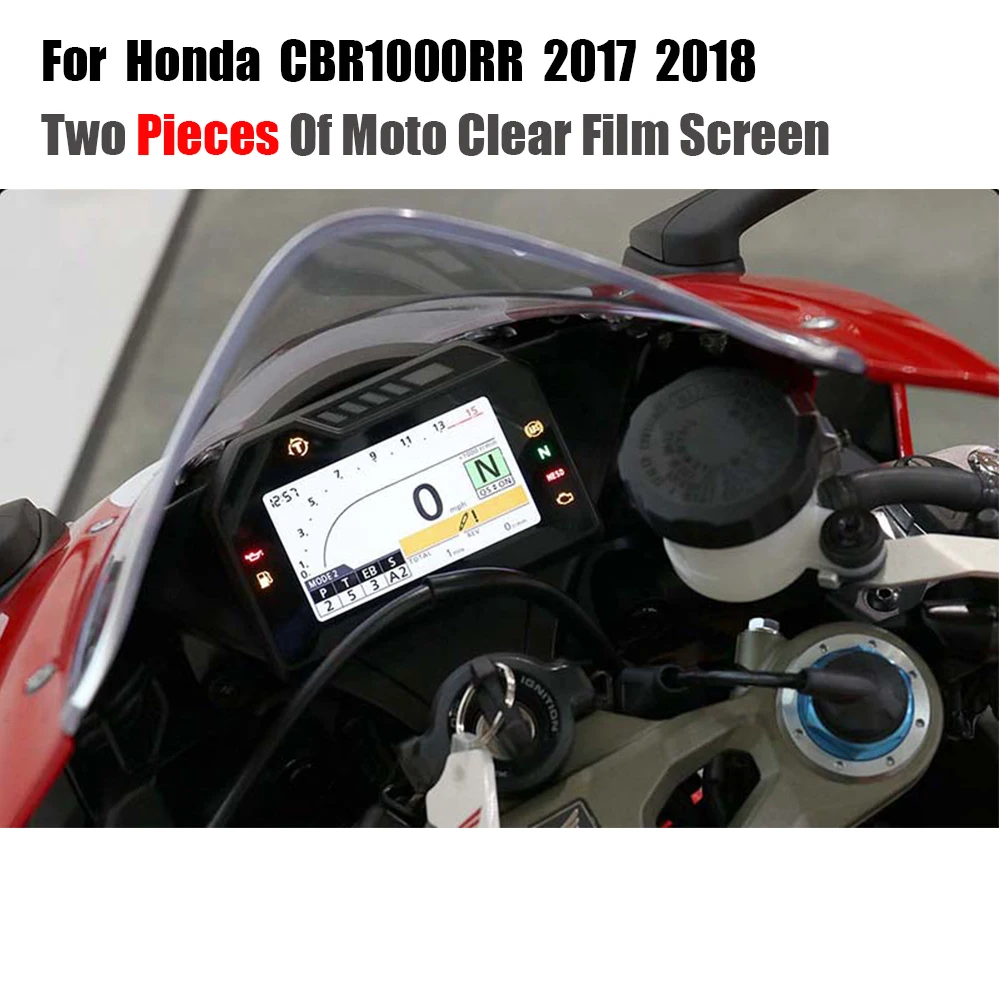 

JMCRider For Honda CBR1000RR CBR 1000 RR 2017 2018 Motorcycle Instrument Cluster Scratch Protection Film Screen Protector