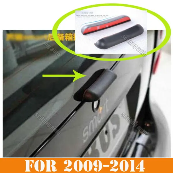 

SIKALI SKL ABS rear trunk handle trim tail window Rear glass modification handle cvoer fit for smart fortwo 451