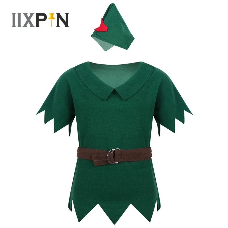 IIXPIN/детская одежда для мальчиков костюм костюмированной вечеринки футболка с