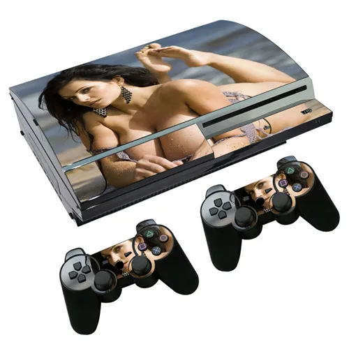 Сексуальная леди женщина девушка кожа Наклейка для PS3 Fat playstation 3 консоль и контроллеры для PS3 Fat Skins Наклейка виниловая - Цвет: 0578