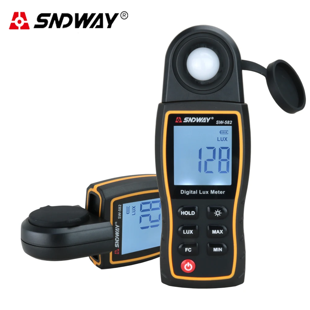 

SNDWAY Digital luxmeter 200000Lux light meter Luminance tester Photometer handheld photography spectrometer Illuminomete
