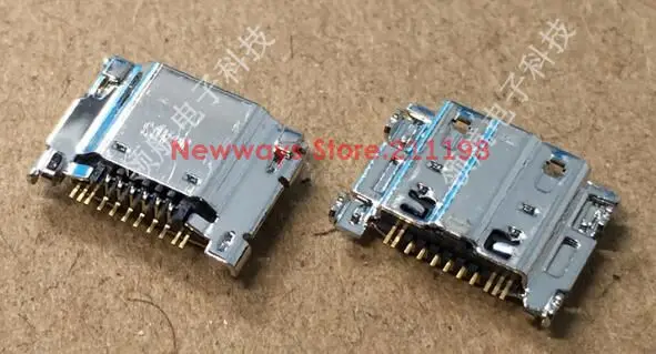 

Разъем питания Micro Usb для Samsung Galaxy S3, I9300, I9305, 11 контактов, 2 шт.
