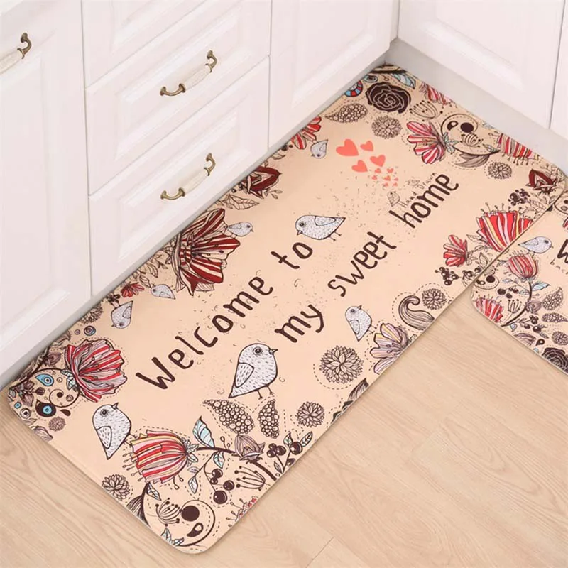 4 Styles Cartoon Cat Carpet Rug Mat Polyester Cat Printed Bedroom