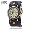 CCQ Brand Vintage Leather Bracelet Watch Antique Bronze Dial Women Wrist Watch Quartz Watch Relojes Mujer Drop Shipping 1391 ► Photo 2/6