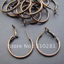 Серьги основа Выводы 15 мм античная медь серьги обруч серьги