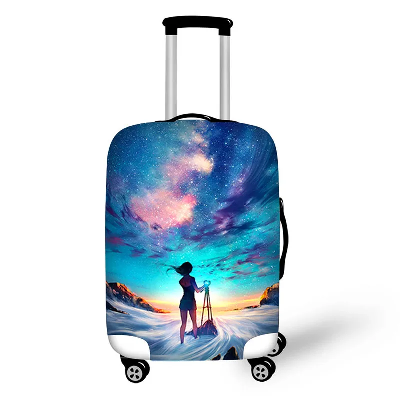 Hand-paint pattern print on suitcase luggage travel luggage protective cover anti-dust trolley cover for 18 to 32 inch bag Hand-paint pattern print on suitcase luggage travel luggage protective cover anti-dust trolley cover for 18 to 32 inch bag