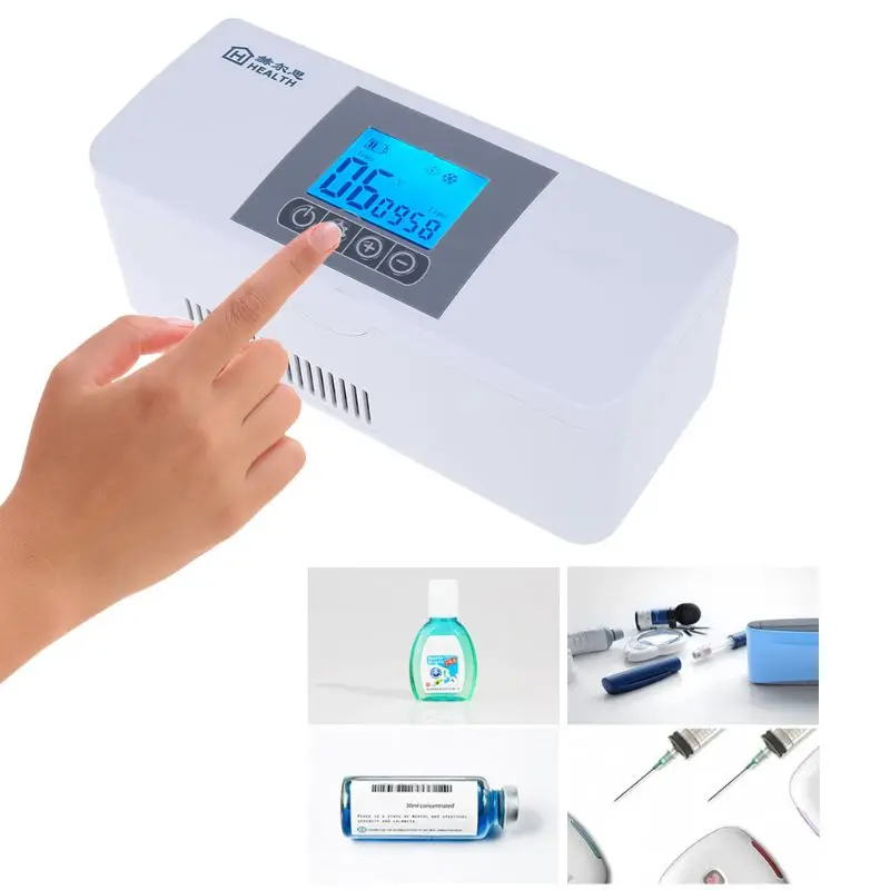 In-sulin Cooler Case Cold Medicine Storage Bag Refrigerated Rechargeable Refrigerator For Diabetic Organ