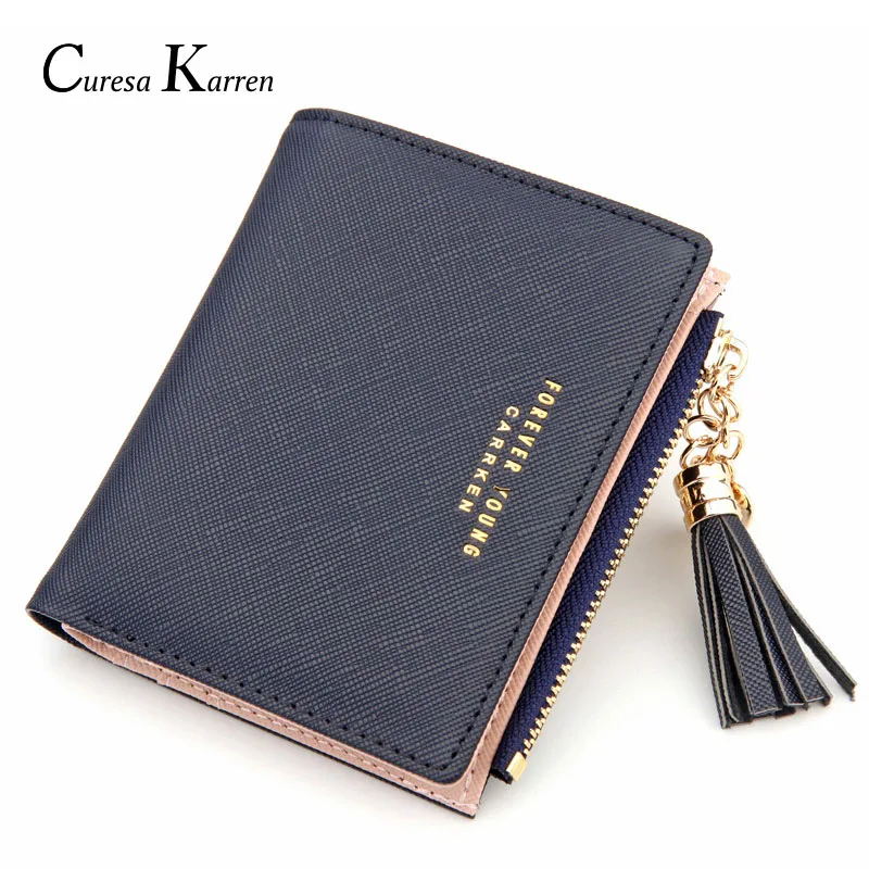 New hot ladies short tassel cute wallet casual simple fashion leather multi-function card bag wallet free shipping New hot ladies short tassel cute wallet casual simple fashion leather multi-function card bag wallet free shipping