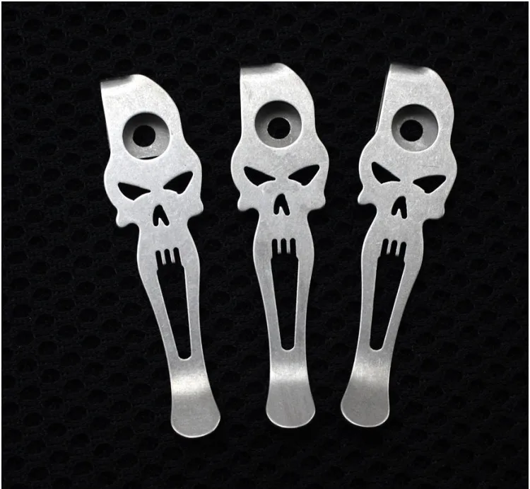 New Strider Design Knife Button Pocket Clip Material TC4 Titanium Alloy