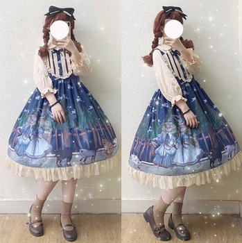 

Ukraine Limited Vestido Longo Free Shipping Original Brand New Countries Lolita Small Soft Sister Forest About Jsk Dress 2019
