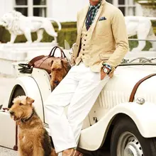 Блейзер с отворотом и двумя пуговицами мужские костюмы Custome Homme модные смокинги Ropa Hombres 5 шт.(куртка+ брюки+ жилет+ галстук+ носовые платки