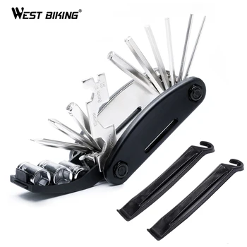 

WEST BIKING Bicycle Multi Repair Tire Pry Bar MTB Spoke Wrench Screwdriver Cycling Tire Repair Maintenance Bicycle Bike Tools