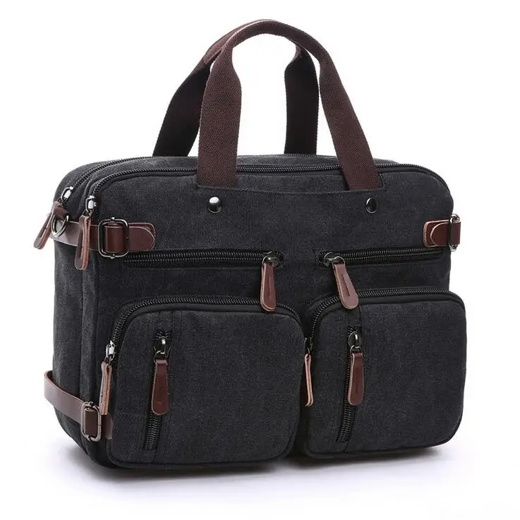  New men's handbags multi-function men crossbody bag men messenger bags canvas shoulder bags