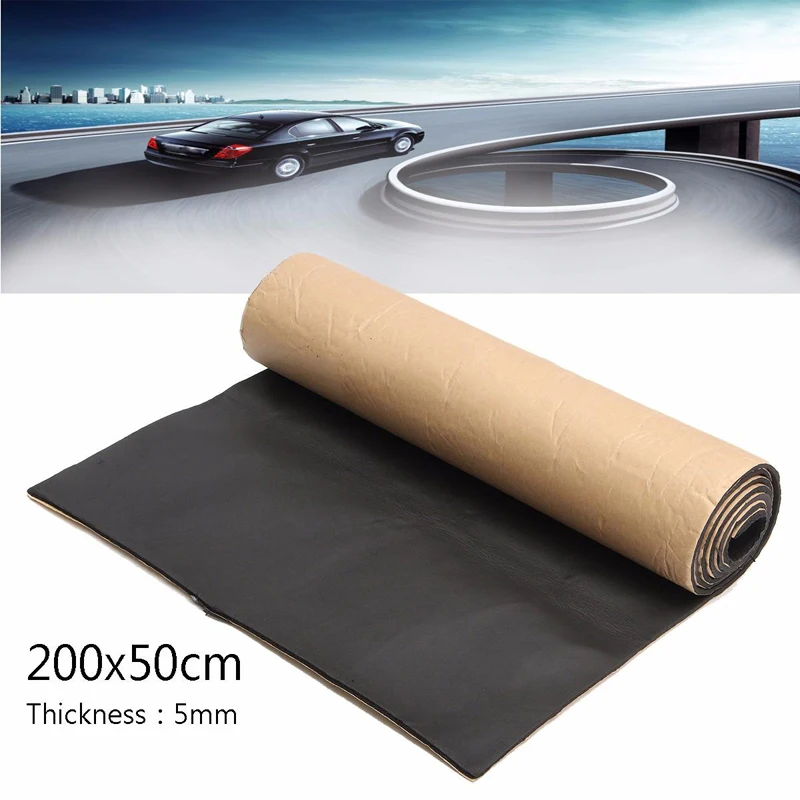 5mm Roll Self Adhesive cotton insulation Foam Car Sound Proofing Cotton Deadener Roll For Car Decorative Insulation Film Mayitr