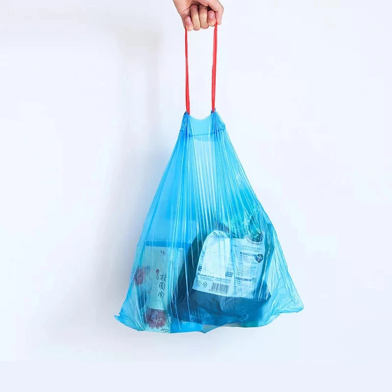 Large Capacity Drawstring Garbage Automatic Closing Thicken Trash Bag