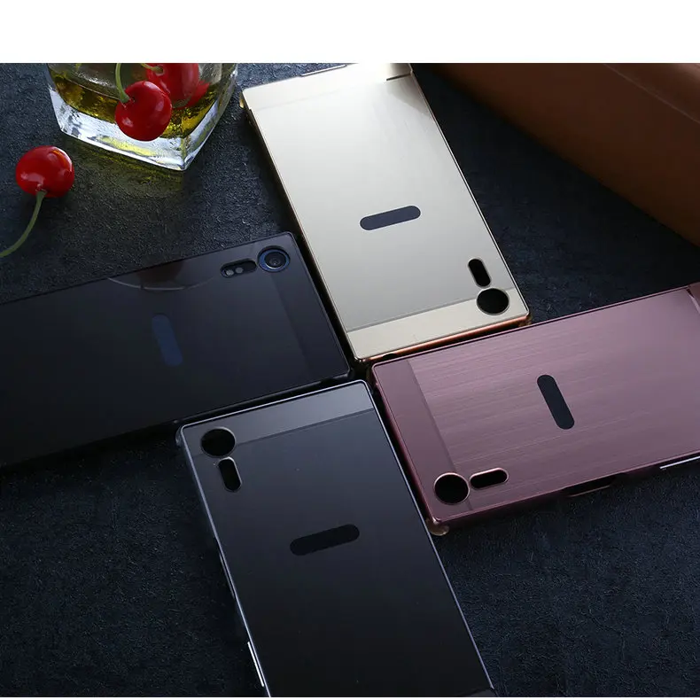 Роскошный Матовый металлический бампер для sony Xperia XZs G8232 XZ F8331 Dual F8332 противоударный чехол