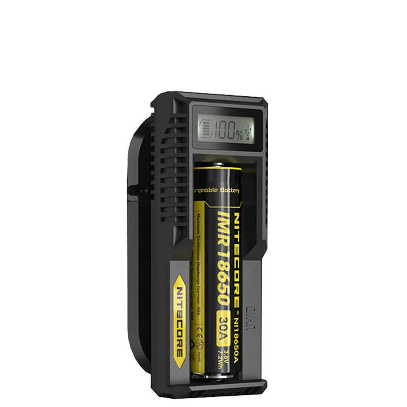 Nitecore UM10 Смарт Батарея Зарядное устройство ЖК-дисплей Дисплей Батарея Зарядное устройство с Usb кабели для Зарядное устройство 18650 10440 17500 14500 D5
