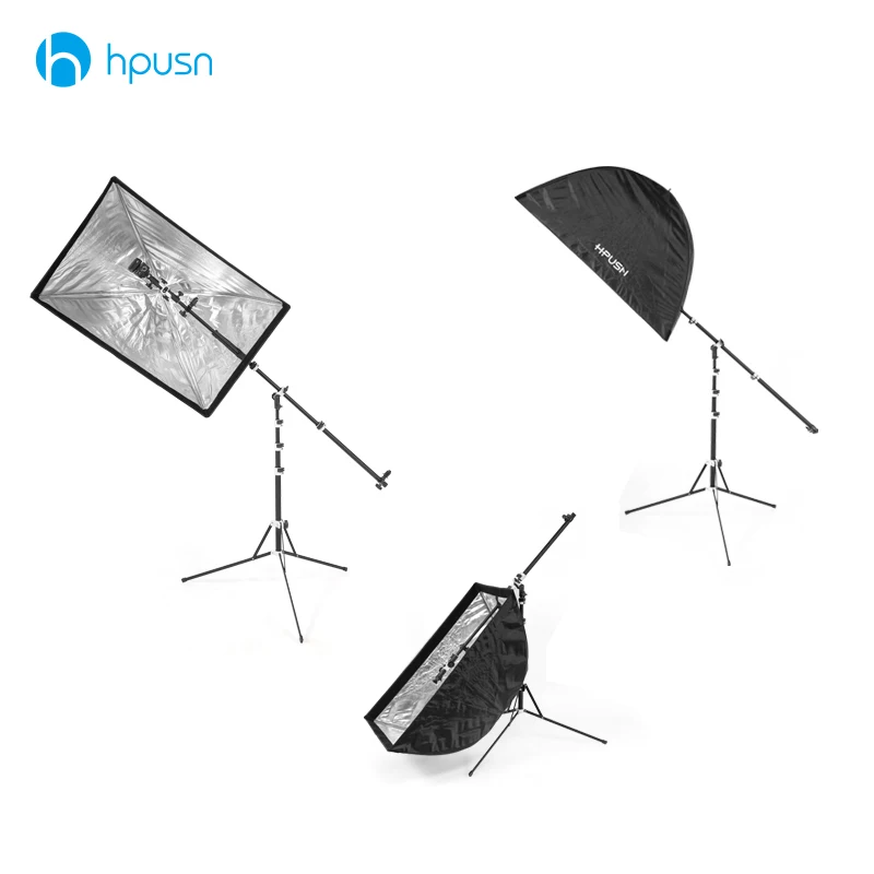 Suporte de Suporte com Telescópico Bolsa de Areia para Velocidadelite Cabeça Giratória Refletor Disco Braço Lança Luz Superior Mini Flash Strobe - Image 2