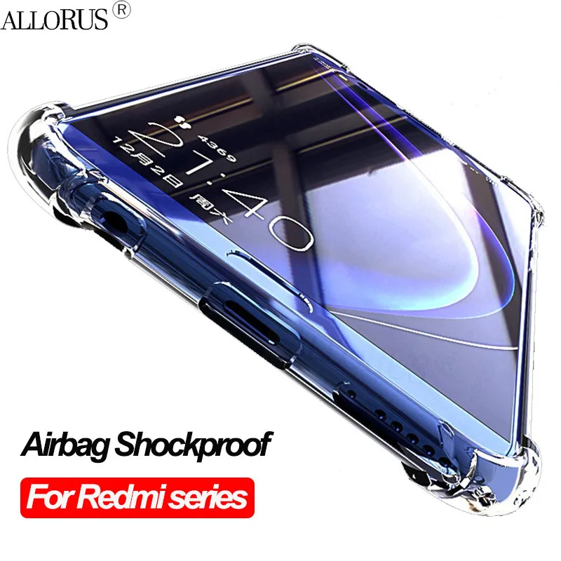 

Shockproof Case Redmi Note 7 Note 5 Pro Redmi 7 Soft Silicone Protective Case for Redmi Note 7 5 Pro Case Transparent Back Cover