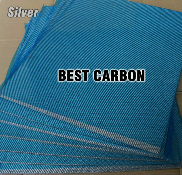 

Free shipping 400mm x 500mm Sliver color Carbon Fiber Plate, cf plate , carbon sheet ,carbon panel