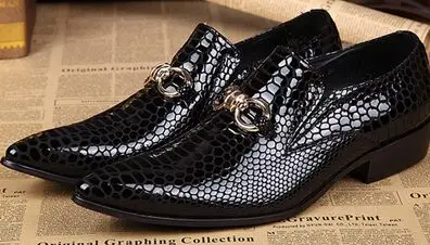ИТАЛИЯ STYPLE! Взрослые мужчины платье обувь Черный оксфорд обувь для Мужчин, мужская обувь кожа Люкс большой размер 38-46 - Цвет: black
