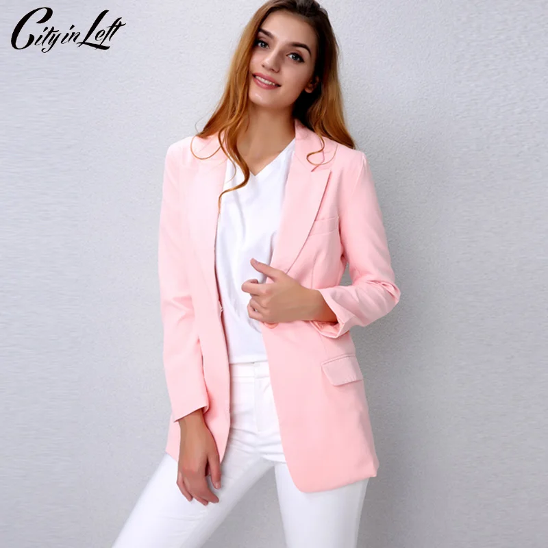 New Fashion 2018 Women Blazer Jacket Suit Casual Candy