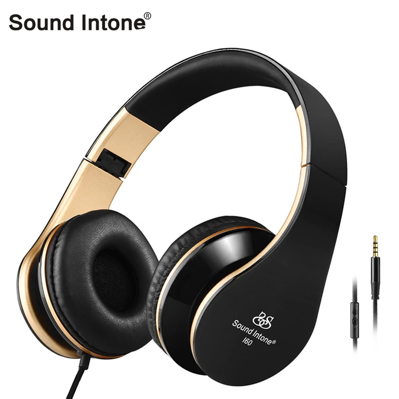 Sound Intone I60 wired headphones Lightweight Headset Portable Stereo