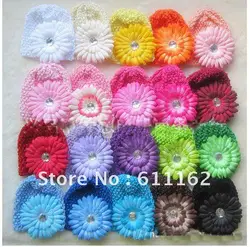 30pcs Baby Crochet Waffle Hats And Waffle Beanie Hats & Caps many colors for choice gbth bmfhm