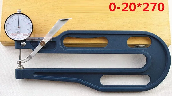

0-30MM Deep throat thickness gauge large span thickness measuring for sponge and leather meter tester measuring tool