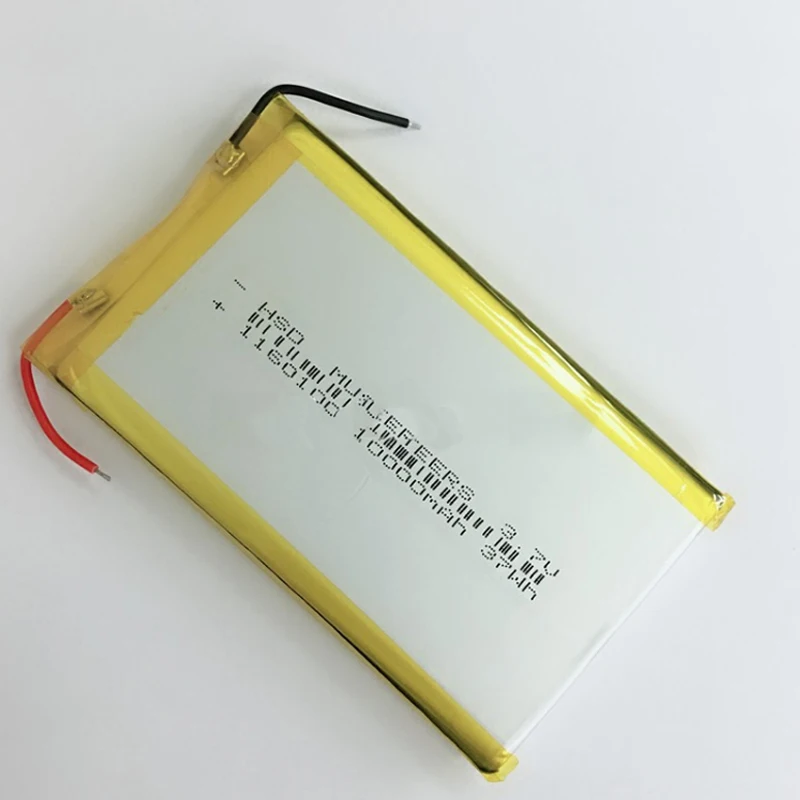 

1160100 Polymer Lithium Rechargeable Battery for Tablet PC GPS Power Bank Replacement batteries with Protective Panel