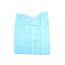 30pcs/bag Disposable Blue color neckerchief medical shop towels lacing bibs sputa pad dental scarf