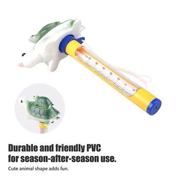 

Summer Cute Animal Floating Water Sensor Thermometer for Outdoor Indoor Swimming Pools