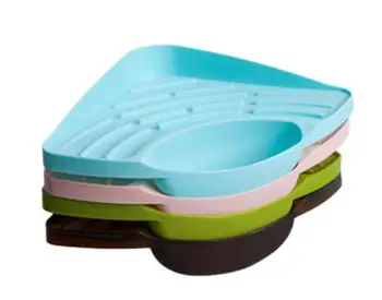 

100pcs Triangular Sink Rack Storage Racks Sink Sponge Stand Storage Debris Kitchen Multi - Purpose Dishwasher Drain Rack