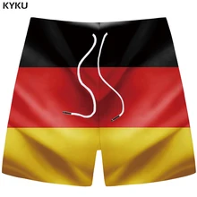 KYKU Германия шорты с флагом Мужские Винтажные повседневные шорты пляжные 3d печатные карго хип хоп мужские шорты мужские летние Гавайи