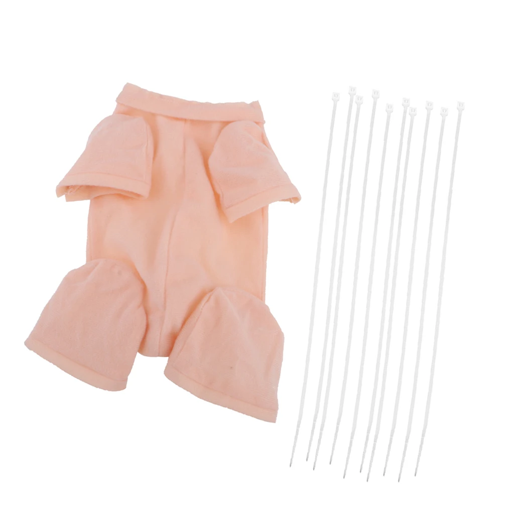 22inch  cloth material Reborn Supply Cloth Body Cloth Body for Newborn Baby Doll DIY Accessories suitable for Children gift