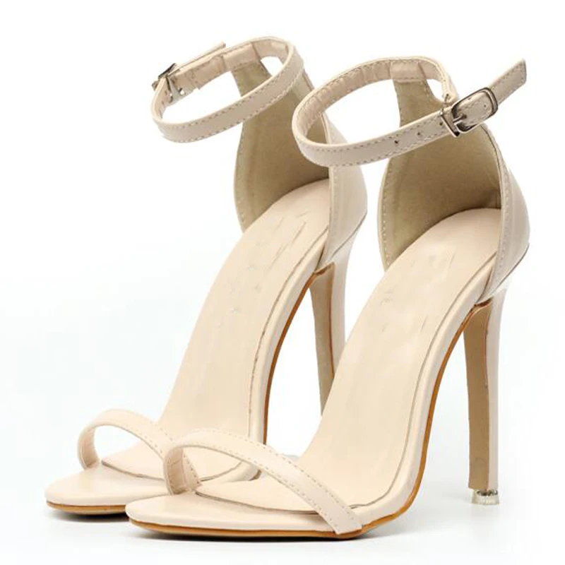 

Fashion Women Sandals 2017 Designer Peep Toe High Heels Shoes Women heels Party Shoes Woman Open Toe Sandals nude pumps D1088