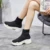 Tangnest مريحة حذاء من الجلد منصة النساء قصيرة جورب التمهيد أحذية رياضية كاجوال الأزياء الحلوى الألوان أحذية امرأة XWX6927
