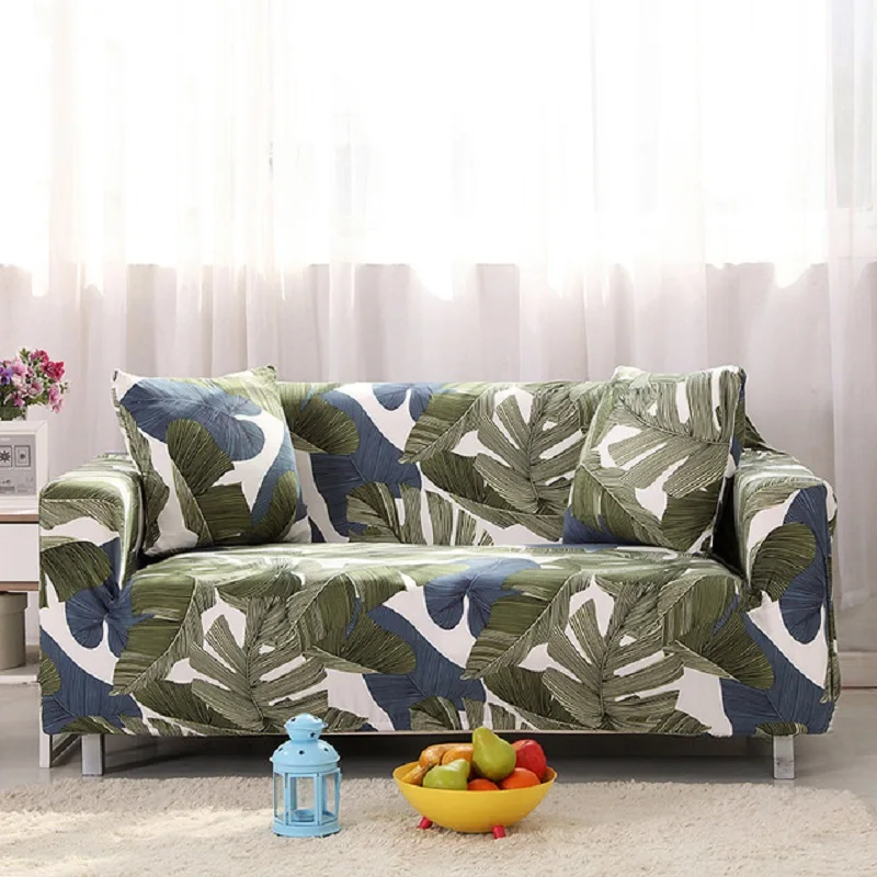 All Inclusive Tropical Plants Slipcover Living room Sofa Cover