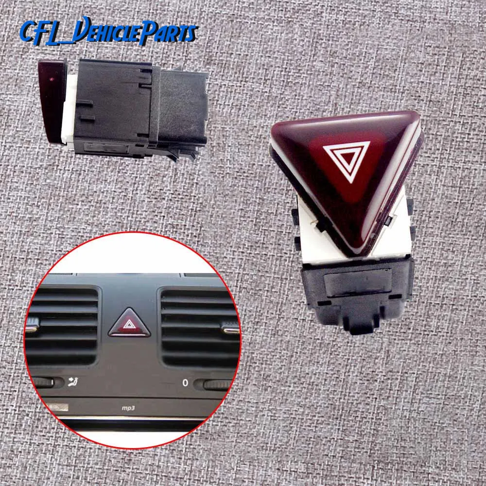 

Red Hazard Warning Flash Switch Button 1K0953509A 18G953509 For VolksWagen Golf MK5 2004 2005 2006 2007 2008 2009 Rabbit