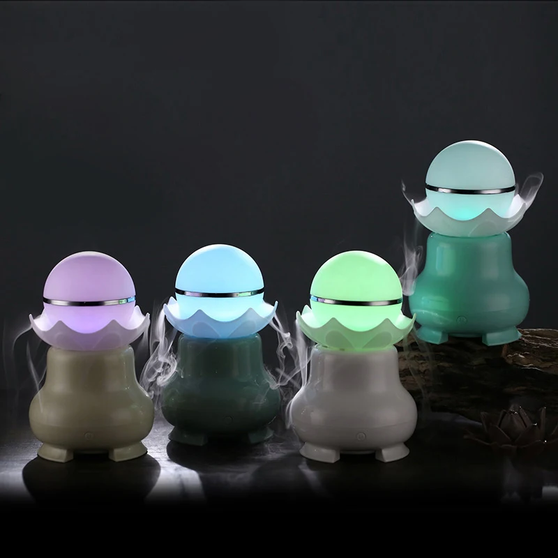 

Mini USB Night-luminescent Pearl Aromatherapy humidifier Home Office Cozy Colorful Lamp Mini Portable Mist Maker