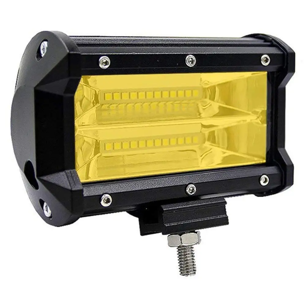 

2 pieces 5" 54W high power IP67 waterproof 4300K 6500K 10-30V DC offroad car led work light amber 12v 24v