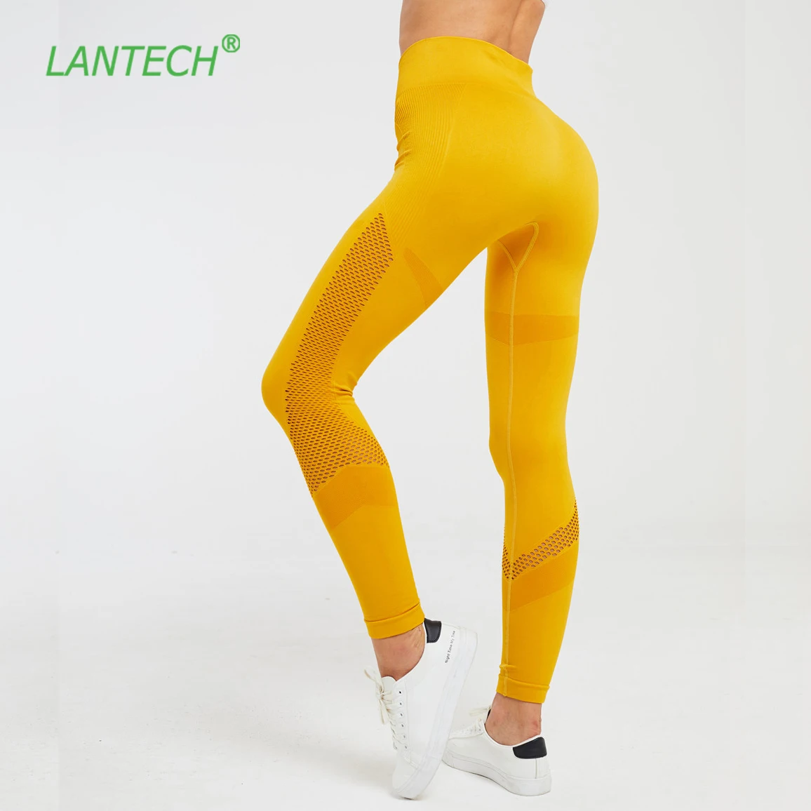 

LANTECH Women Fitness leggings Sports Yoga Sportswear Gym Pants Leggings Seamless Compression Tights Running Gym Stretchy Pants