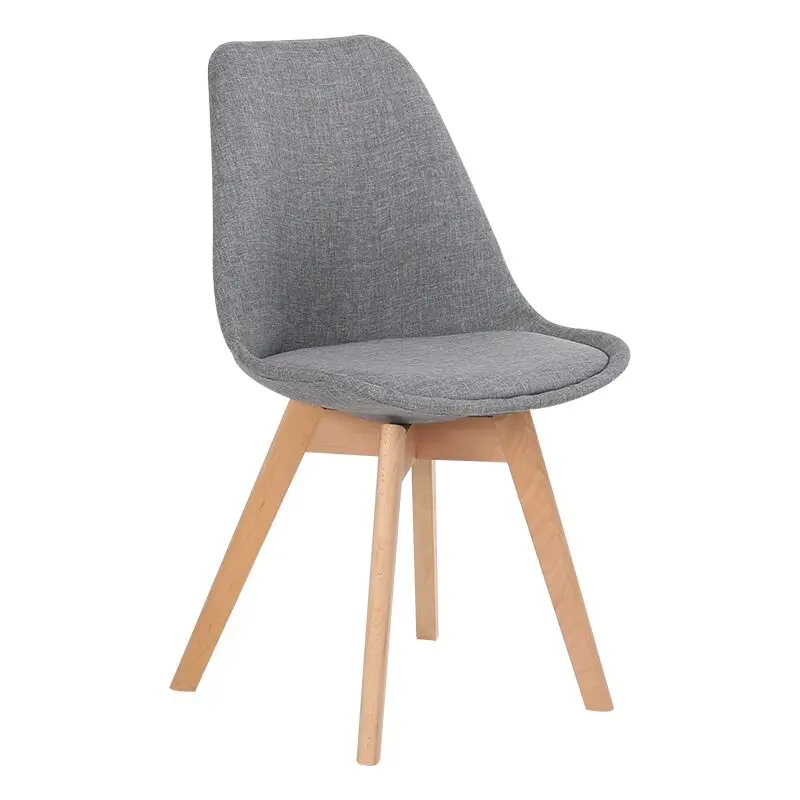 

Simple Modern Home Dining Chair Back Office Chair Creative Solid Wood Nordic Chair