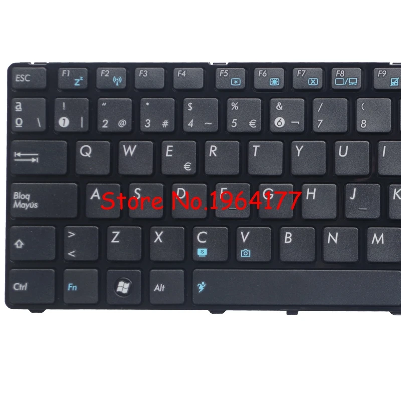 Испанский SP Клавиатура для ноутбука ASUS x55u 0knb0-6221sp00 AENJ2P01210 NJ2 черный