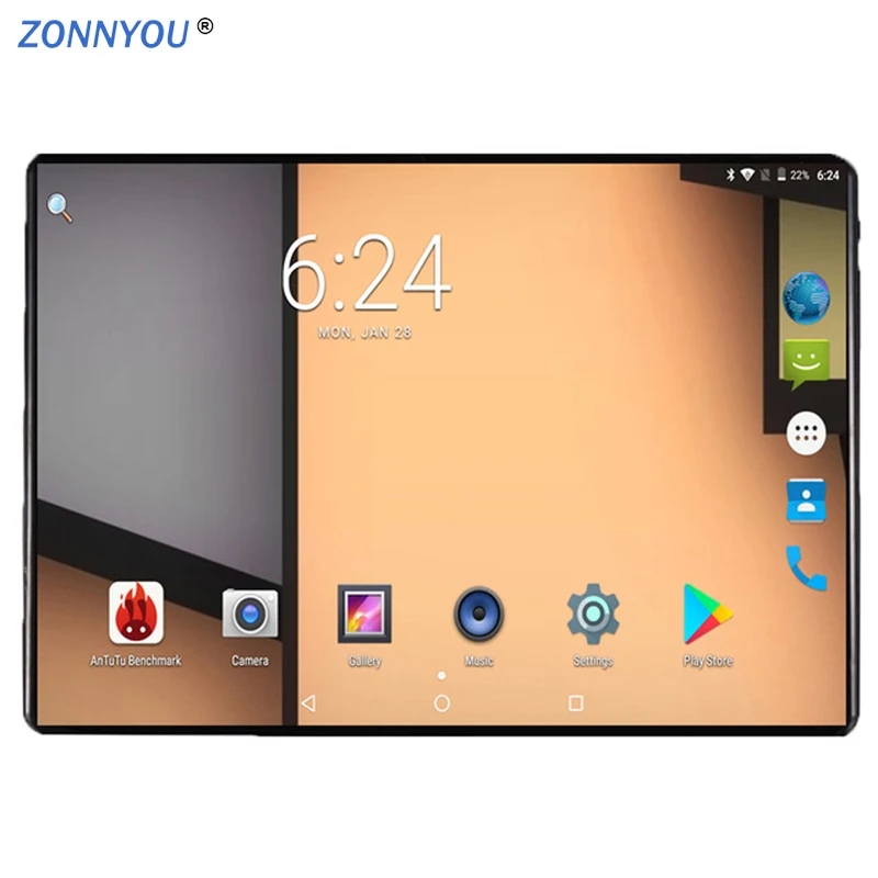 

New System 2019 New 10.1 inch Tablet Android 8.1 4G/3G Phone Call Octa Core 4GB RAM 64GB ROM Dual SIM Cards IPS Wi-fI GPS Tablet