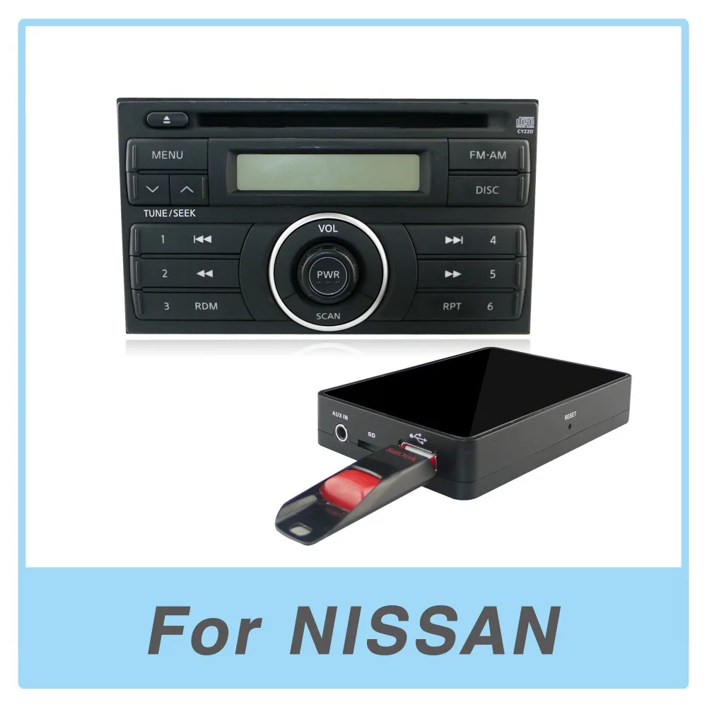 Buy Car Radio USB AUX SD Card Adapter MP3 Player Digital CD Changer for Nissan