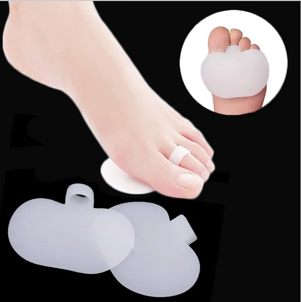 

1Pair Silicone Metatarsal Toe Gel Pad Separators Forefoot Foot Pads Shoes Insoles Insert Foot Support